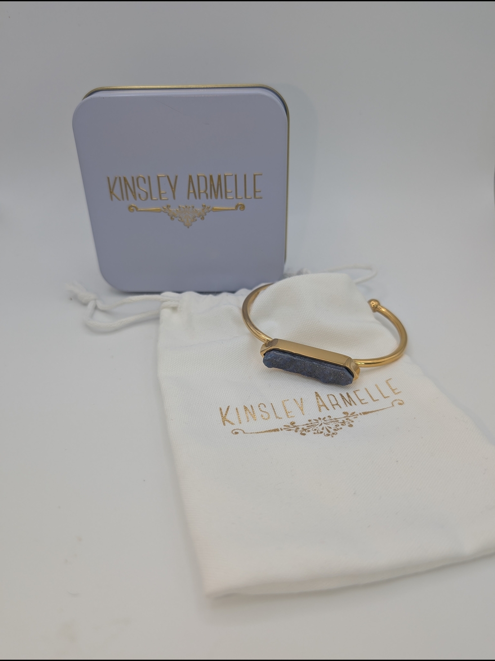 Kinsley Armelle Gold Cuff Bracelet